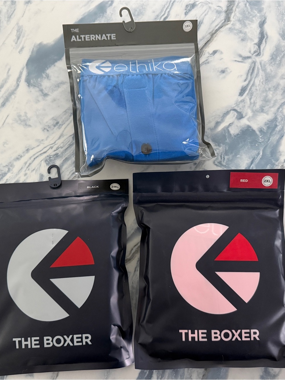 ethika Men’s Boxer Bundle (3) size 2XL NWT